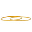 22K Yellow Gold Bangle Set of 12 (129.7gm)