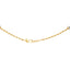 22K Yellow & White Gold Beaded Chain (21.2gm)