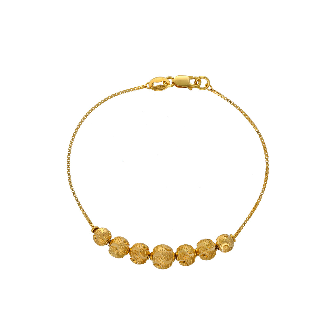 Showroom of Beads ladies bracelet 22k gold