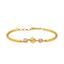 22K Multi-Tone Gold Beaded Bracelet (7.6gm)