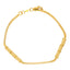 22K Yellow Gold Bracelet w/ Beading (6.4gm)