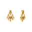 22K Yellow Gold Chandbali Earrings (17.4gm)