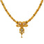 22K Yellow Gold, Enamel, & Kundan Choker Jewelry Set (54.8gm)