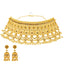 Meenakari Choker Set in 22K Yellow Gold (127.6gm)