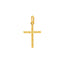 Twisted Holy Cross Unisex Pendant in 22K Yellow Gold (1.7gm)