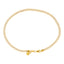 22K Muti-Tone Gold Cuban Link Anklets (9.3 grams)