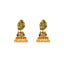 22K Antique Gold Jhumka Earrings (19.5gm)