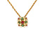 Kundan Pendant Set in 22K Yellow Gold (40.2gm)