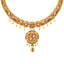 22K Yellow Gold Meenakari Jewelry Set (67.8gm)