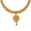 22K Yellow Gold Meenakari Pendant Set (67.8gm)