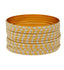 22K Multi-Tone Gold Bangle Set of 12 (134.8gm)