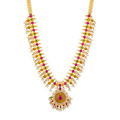 22K Yellow Gold Guddapuslu Necklace (111.6gm)