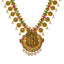 22K Yellow Gold & Gemstone Ram Parivar Necklace (106.4gm)