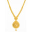 22K Yellow Gold Long Filigree Necklace Set (92.2gm)