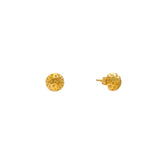 22K Yellow Gold Button Stud Earrings (2.8gm) | 
This adorable pair of 22k gold stud earring for women have a fun polka dot engravings that add a...