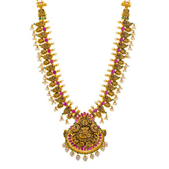 22K Yellow Gold Laxmi Necklace (101.3gm)