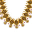 22K Yellow Gold & Gemstone Temple Necklace (110.2gm)