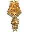 22K Gold Double-Sided Goddess Lakshmi Pendant (49.2gm)