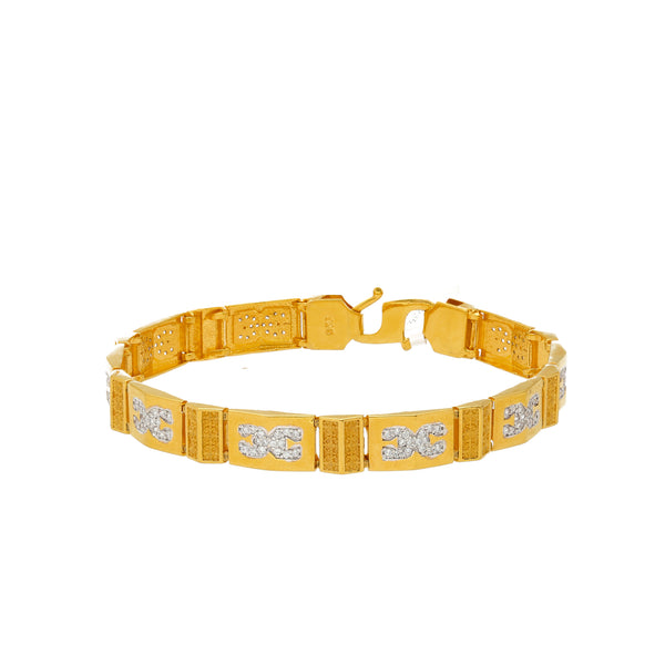 Palatial Ritzy 22K Gold Men's Bracelet – Andaaz Jewelers