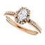 Cushion Diamond Halo Pave Engagement Ring - Virani Jewelers