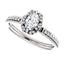 Cushion Diamond Halo Pave Engagement Ring - Virani Jewelers