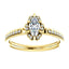 Cushion Diamond Halo Pave Engagement Ring - Virani Jewelers