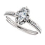 Cushion Diamond Halo Pave Engagement Ring - Virani Jewelers