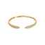 14K Rose Gold Diamond Bangle W/ VS Diamonds & Serpentine Open Cuff - Virani Jewelers