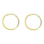 14K Yellow Gold Diamond Hoop Earrings W/ 0.3ct VS-SI Diamonds in Double Row - Virani Jewelers