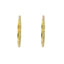 14K Yellow Gold Diamond Hoop Earrings W/ 0.3ct VS-SI Diamonds in Double Row - Virani Jewelers