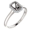 Four Prong High Set Diamond Engagement Ring W/ Band - Virani Jewelers