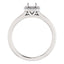 Four Prong High Set Diamond Engagement Ring W/ Band - Virani Jewelers