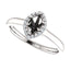 Four Prong High Set Diamond Engagement Ring W/ Band - Virani Jewelers