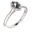 Four Prong High Set Diamond Engagement Ring W/ Band - Virani Jewelers