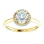 Four Prong High Set Diamond Engagement Ring W/ Band - Virani Jewelers