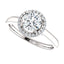 Four Prong High Set Diamond Engagement Ring W/ Band - Virani Jewelers