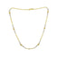 22K Multi Tone Gold Chain W/ Multi Tone Beaded Strand & Textured Gold Ball Accents - Virani Jewelers