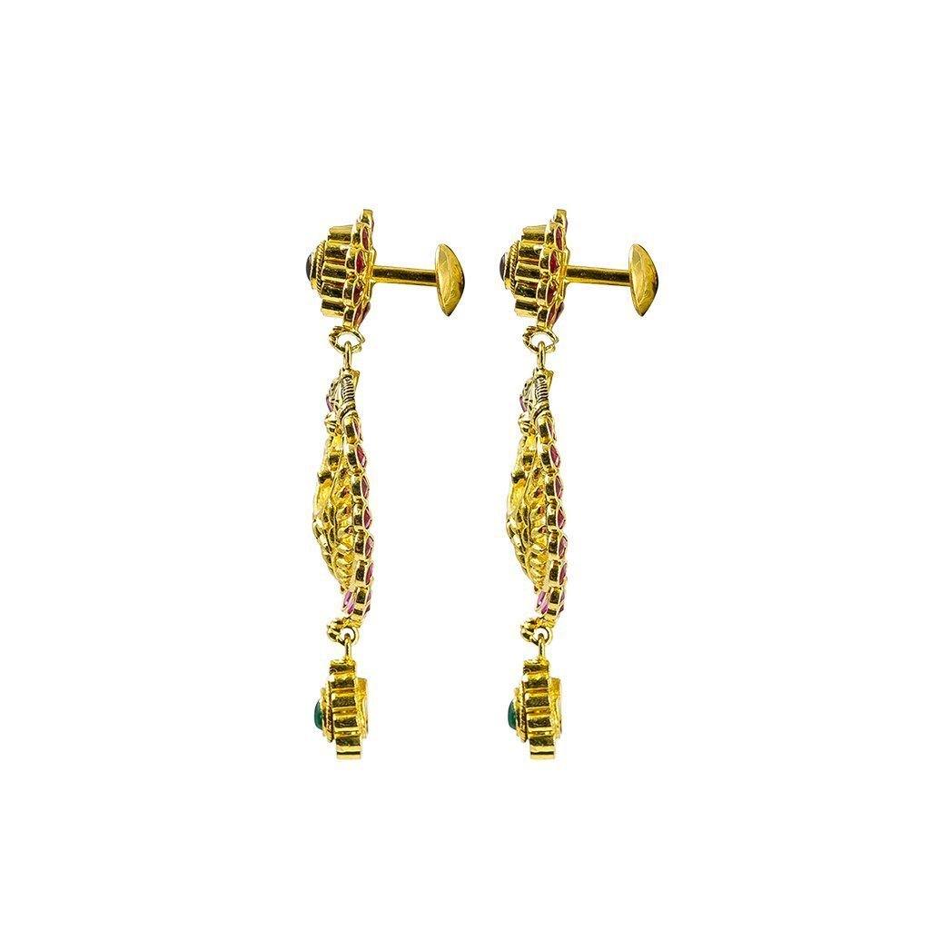 Women's stampato fancy Necklace & Bracelet Set in 14Kt Gold | Las Villas  Jewelry