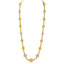 22K Multi Tone Gold Chain W/ Long Strand of Large Textured Bead-Ball Accents - Virani Jewelers