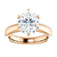 Infinite Six Prong Solitaire Diamond Engagement Ring - Virani Jewelers