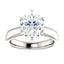 Infinite Six Prong Solitaire Diamond Engagement Ring - Virani Jewelers