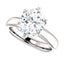 Infinite Six Prong Solitaire Diamond Engagement Ring - Virani Jewelers