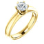 Infinite Six Prong Solitaire Diamond Engagement Ring - Virani Jewelers