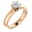 Infinite Six Prong Solitaire Diamond Engagement Ring - Virani Jewelers