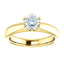 Infinite Six Prong Solitaire Diamond Engagement Ring - Virani Jewelers