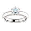 Infinite Six Prong Solitaire Diamond Engagement Ring - Virani Jewelers