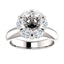 Luxe Hex Brilliant Round Diamond Engagement Ring - Virani Jewelers