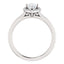 Four Prong High Set Diamond Engagement Ring W/ Band - Virani Jewelers