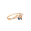 18K Rose Gold & CZ Bangle (16gm)