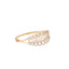 18K Rose Gold & CZ Bangle (13.4gm)